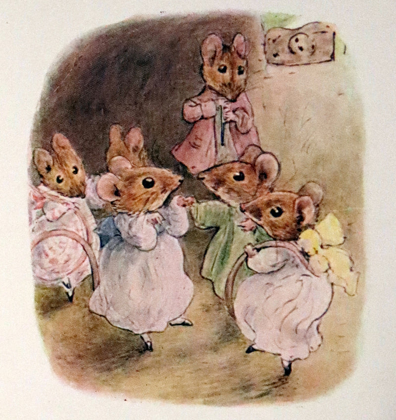 1910 Rare Early Edition - The Tale of Mrs. Tittlemouse by Beatrix Potter.