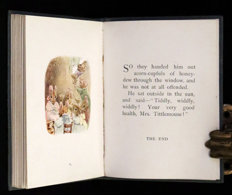 1910 Rare Early Edition - The Tale of Mrs. Tittlemouse by Beatrix Potter.