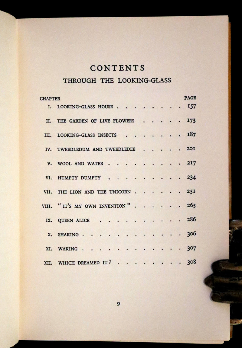 1933 First Edition - Alice's Adventures in Wonderland & Through the Looking-Glass illustrated by John Morton-Sale.