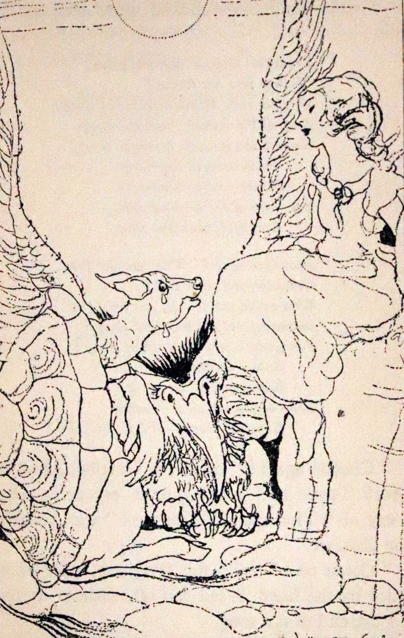 1933 First Edition - Alice's Adventures in Wonderland & Through the Looking-Glass illustrated by John Morton-Sale.