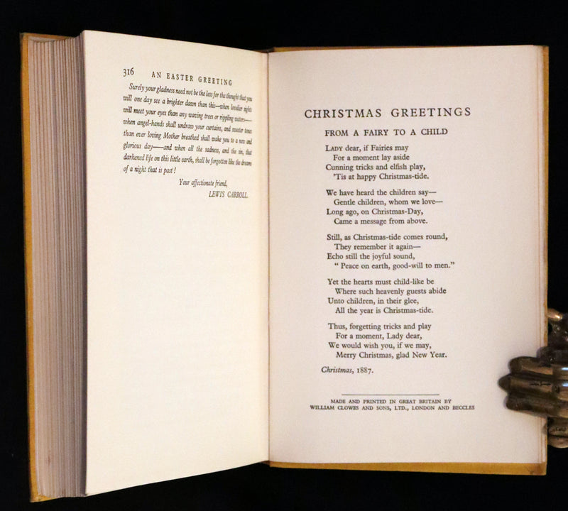 1933 First Edition - Alice's Adventures in Wonderland & Through the Looking-Glass illustrated by John Morton-Sale.