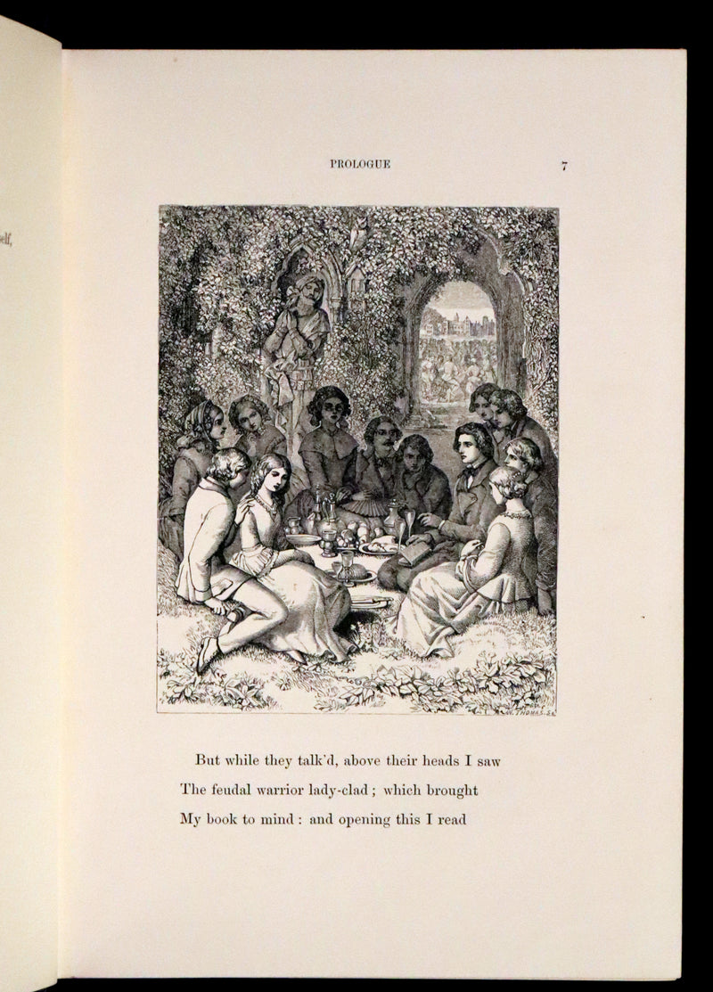 1860 Rare First illustrated Edition by Maclise - The Princess by Alfred Lord Tennyson.