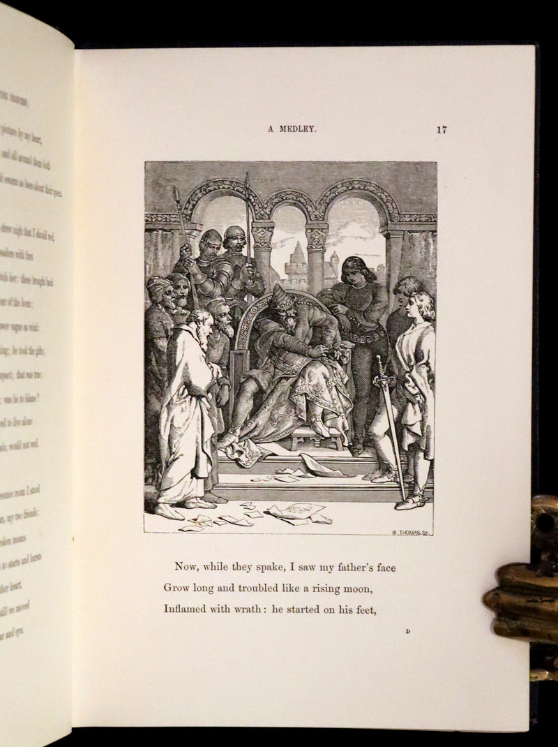 1860 Rare First illustrated Edition by Maclise - The Princess by Alfred Lord Tennyson.