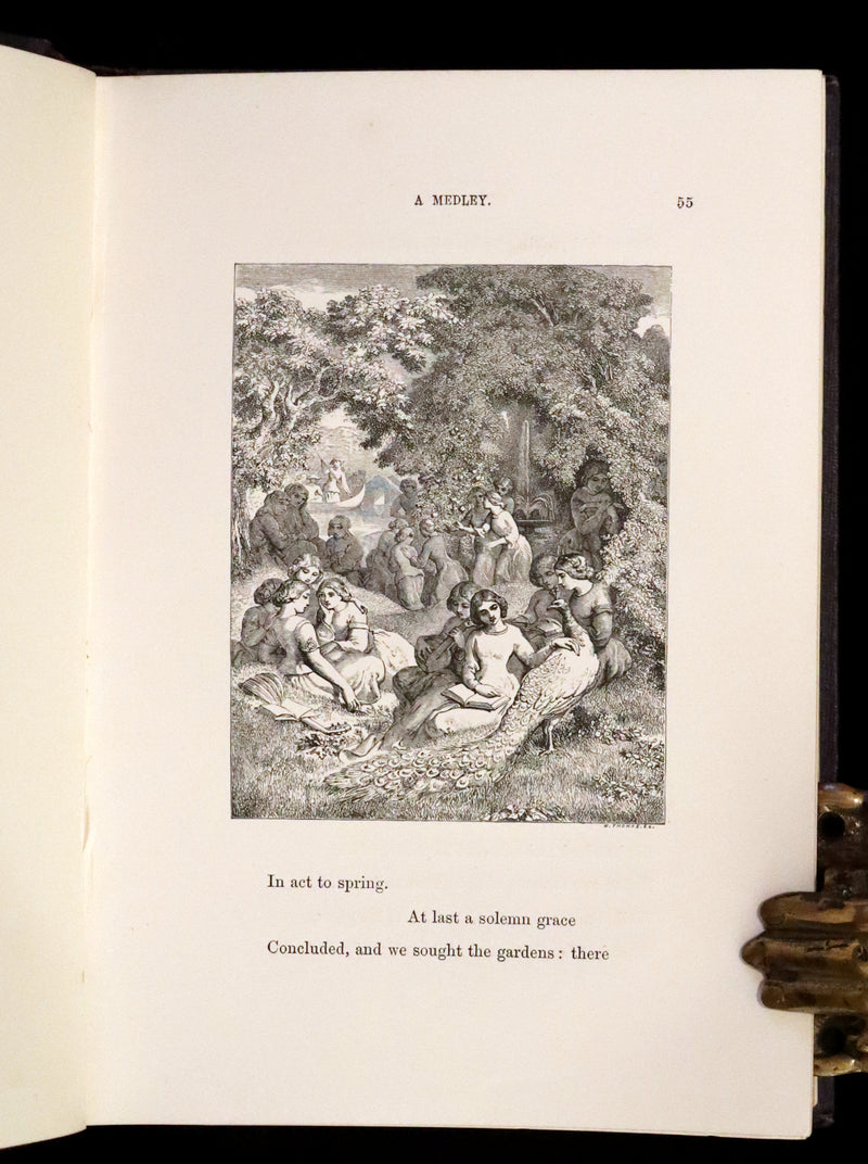 1860 Rare First illustrated Edition by Maclise - The Princess by Alfred Lord Tennyson.