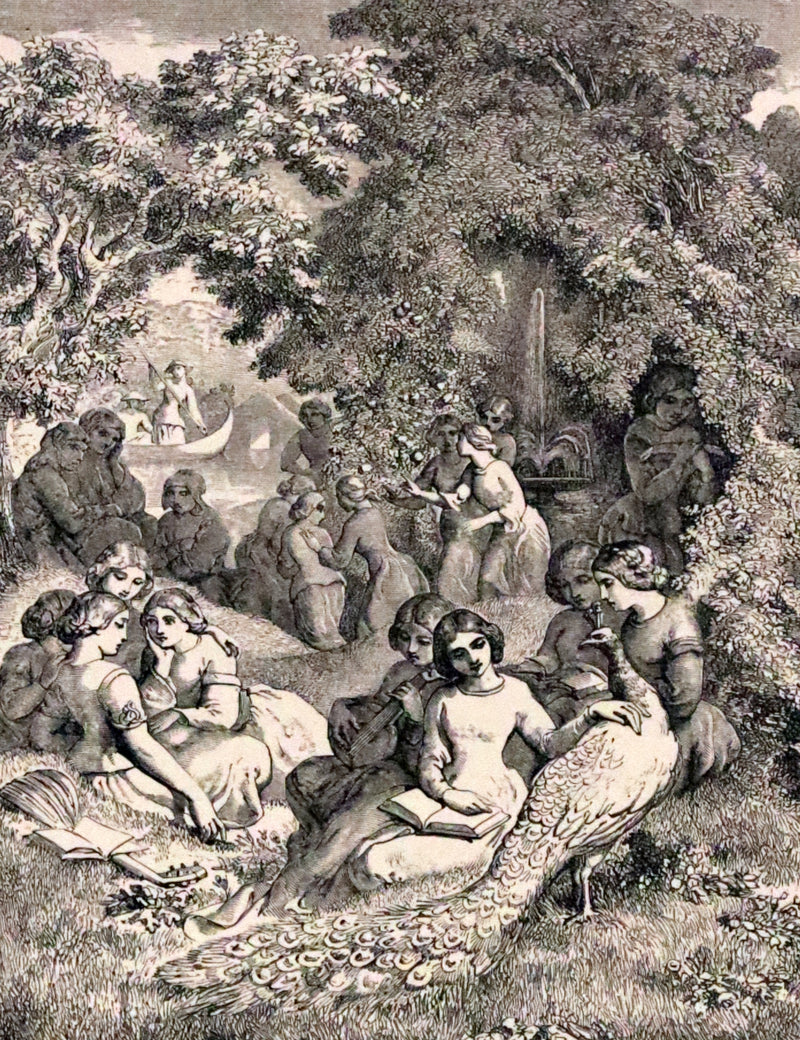 1860 Rare First illustrated Edition by Maclise - The Princess by Alfred Lord Tennyson.