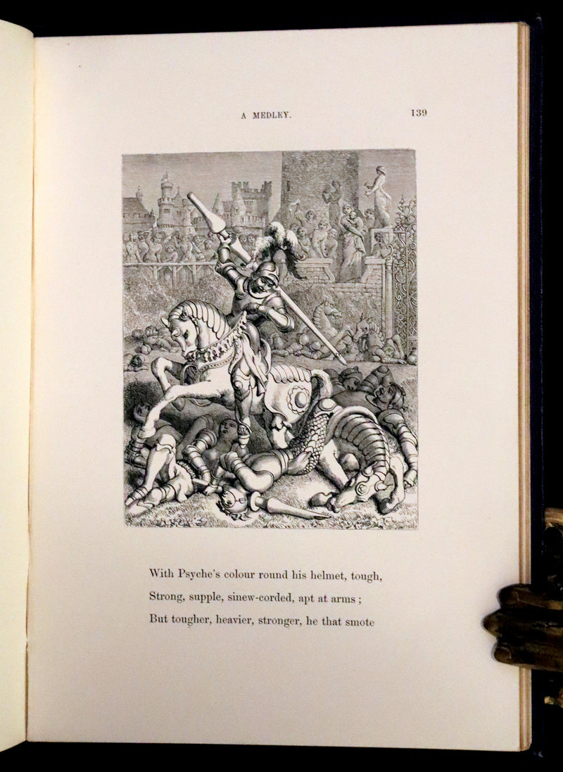 1860 Rare First illustrated Edition by Maclise - The Princess by Alfred Lord Tennyson.