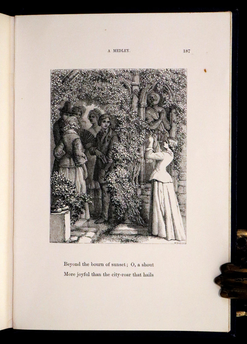 1860 Rare First illustrated Edition by Maclise - The Princess by Alfred Lord Tennyson.