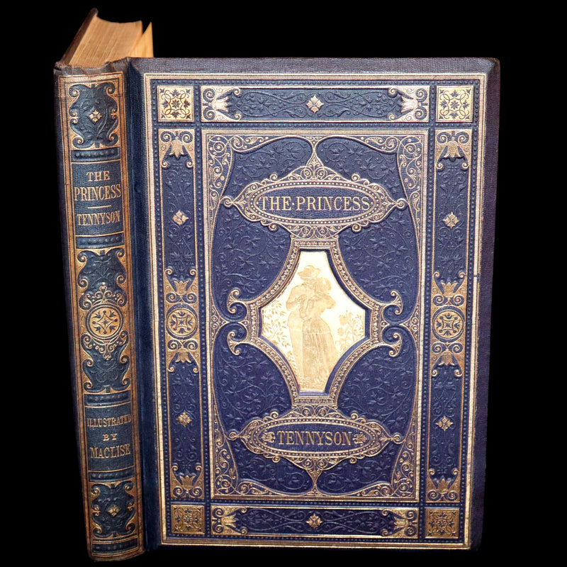 1860 Rare First illustrated Edition by Maclise - The Princess by Alfred Lord Tennyson.