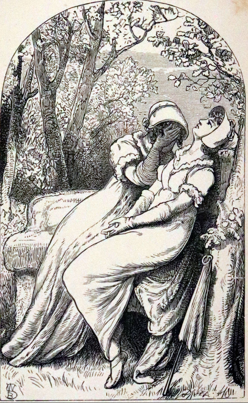 1880 Rare Victorian Book - The Poetical Works of Percy Bysshe Shelley. Illustrated.