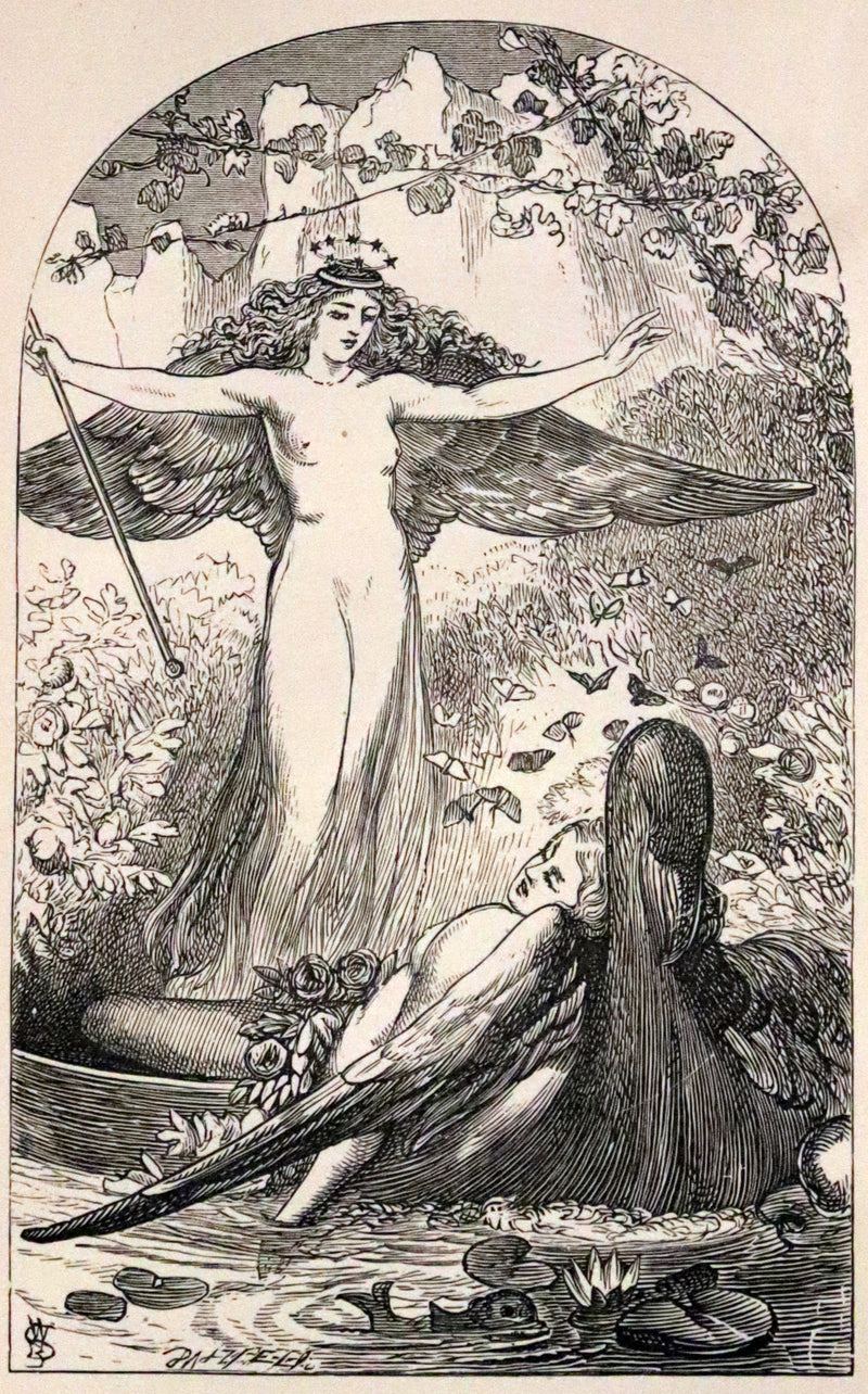 1880 Rare Victorian Book - The Poetical Works of Percy Bysshe Shelley. Illustrated.