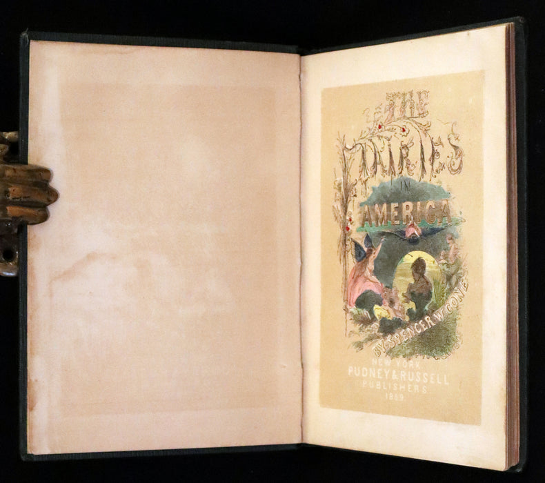 1859 Scarce Book - The FAIRIES IN AMERICA by Spencer W. Cone.