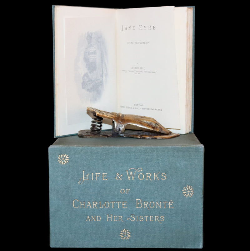 1893 Scarce Victorian Edition - Life and Works of Charlotte Brontë and Her Sisters (7 Volume Box Set). Jane Eyre, Wuthering Heights, etc.