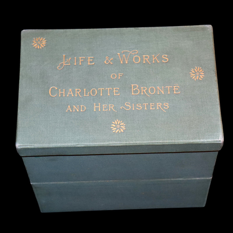 1893 Scarce Victorian Edition - Life and Works of Charlotte Brontë and Her Sisters (7 Volume Box Set). Jane Eyre, Wuthering Heights, etc.