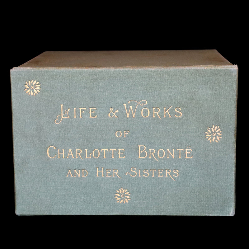 1893 Scarce Victorian Edition - Life and Works of Charlotte Brontë and Her Sisters (7 Volume Box Set). Jane Eyre, Wuthering Heights, etc.