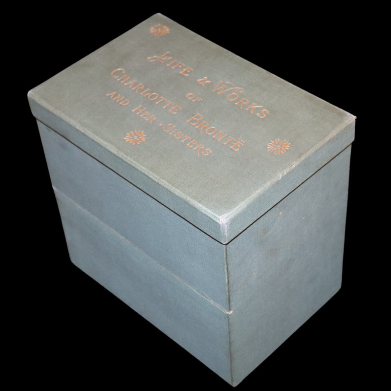 1893 Scarce Victorian Edition - Life and Works of Charlotte Brontë and Her Sisters (7 Volume Box Set). Jane Eyre, Wuthering Heights, etc.