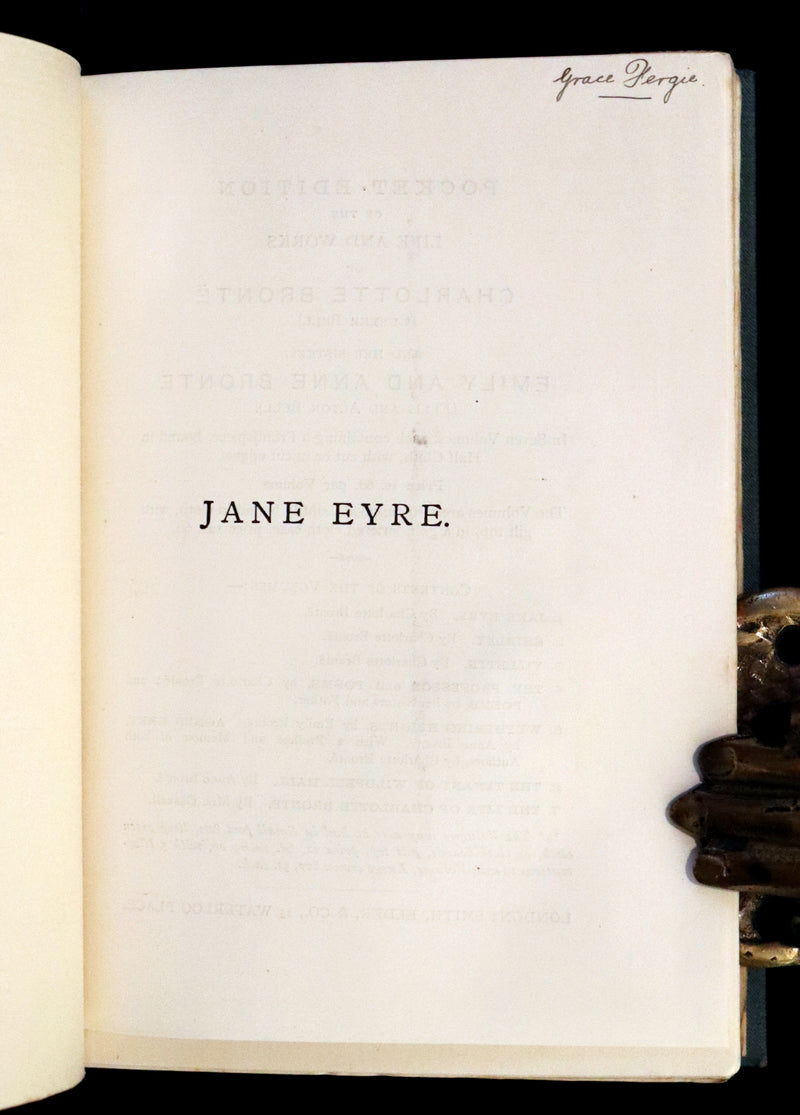1893 Scarce Victorian Edition - Life and Works of Charlotte Brontë and Her Sisters (7 Volume Box Set). Jane Eyre, Wuthering Heights, etc.