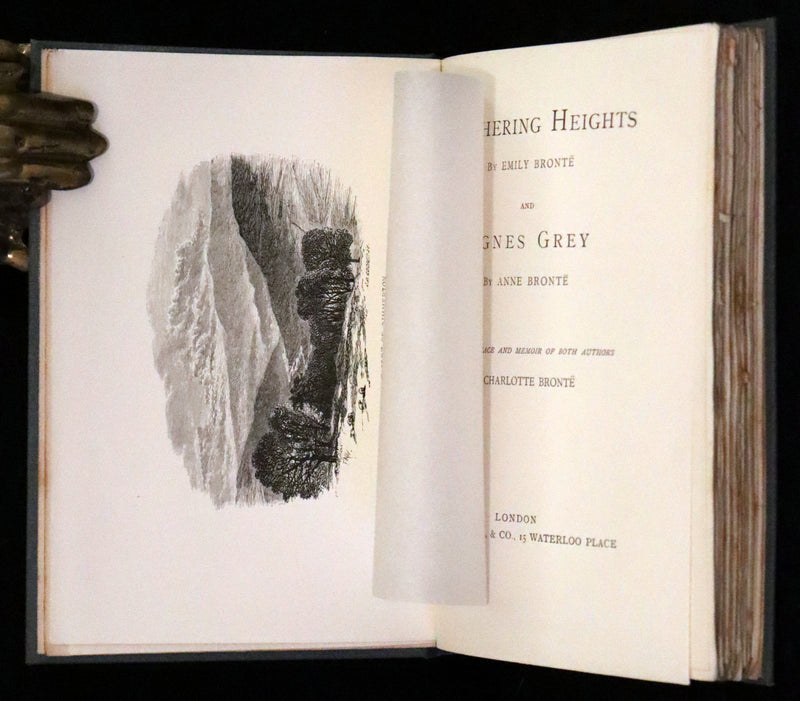 1893 Scarce Victorian Edition - Life and Works of Charlotte Brontë and Her Sisters (7 Volume Box Set). Jane Eyre, Wuthering Heights, etc.