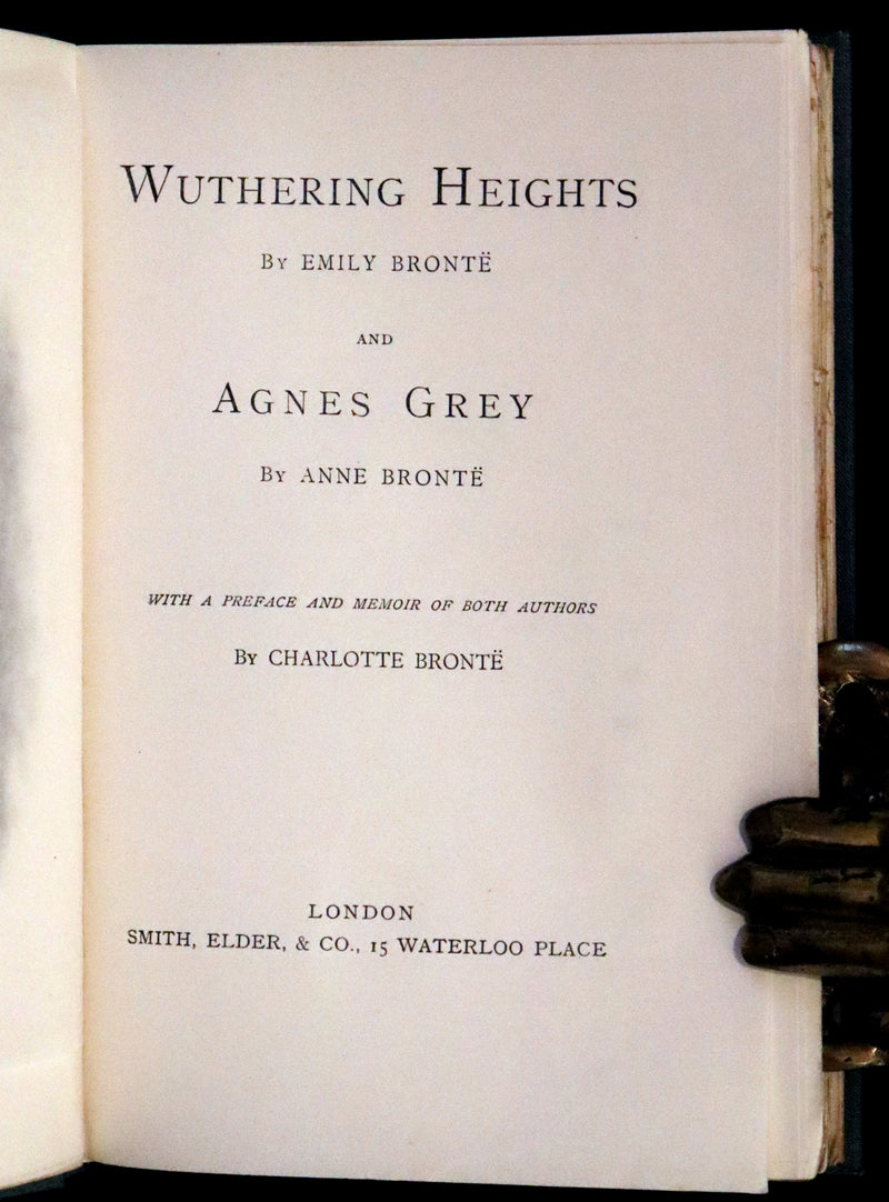 1893 Scarce Victorian Edition - Life and Works of Charlotte Brontë and Her Sisters (7 Volume Box Set). Jane Eyre, Wuthering Heights, etc.