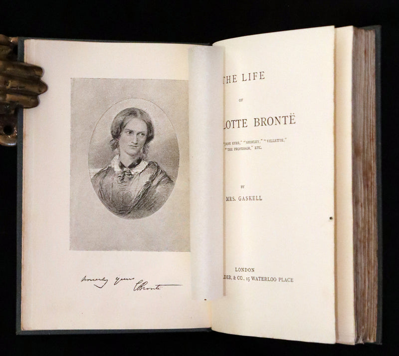 1893 Scarce Victorian Edition - Life and Works of Charlotte Brontë and Her Sisters (7 Volume Box Set). Jane Eyre, Wuthering Heights, etc.