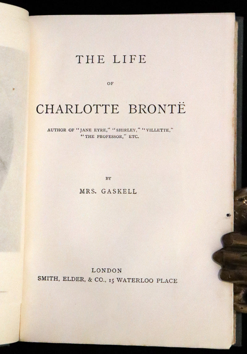 1893 Scarce Victorian Edition - Life and Works of Charlotte Brontë and Her Sisters (7 Volume Box Set). Jane Eyre, Wuthering Heights, etc.