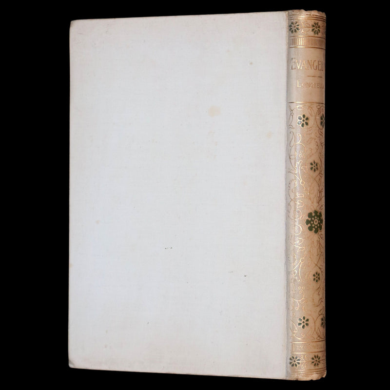 1893 Rare Victorian Book - Evangeline, A tale of Acadie by Henry Wadsworth Longfellow. Illustrated.