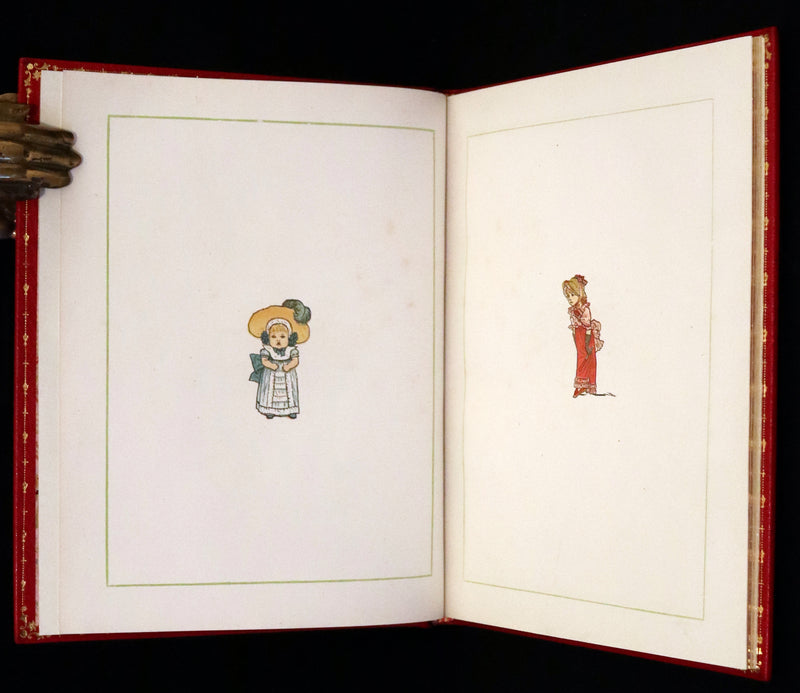 1878 First Edition bound by Sangorski - Under the Window. Pictures & Rhymes for Children by Kate Greenaway.