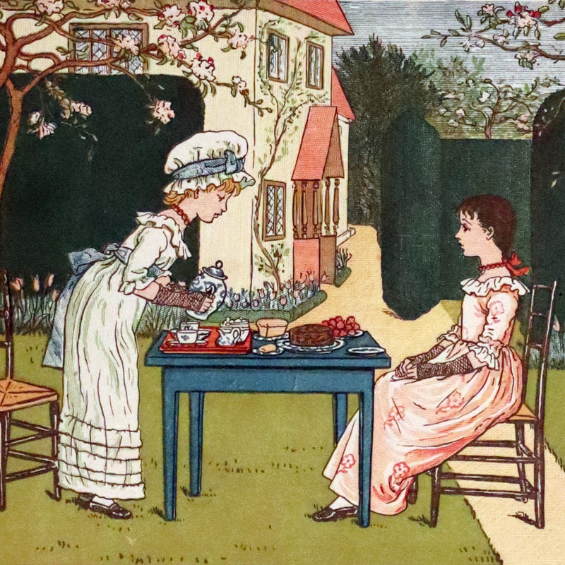 1878 First Edition bound by Sangorski - Under the Window. Pictures & Rhymes for Children by Kate Greenaway.