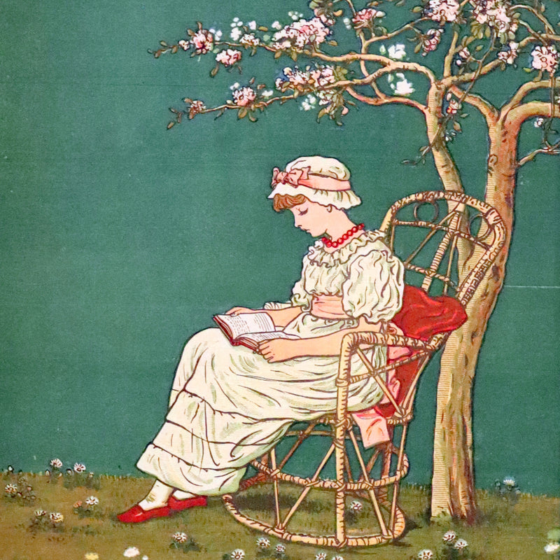 1878 First Edition bound by Sangorski - Under the Window. Pictures & Rhymes for Children by Kate Greenaway.