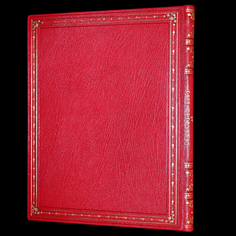 1878 First Edition bound by Sangorski - Under the Window. Pictures & Rhymes for Children by Kate Greenaway.