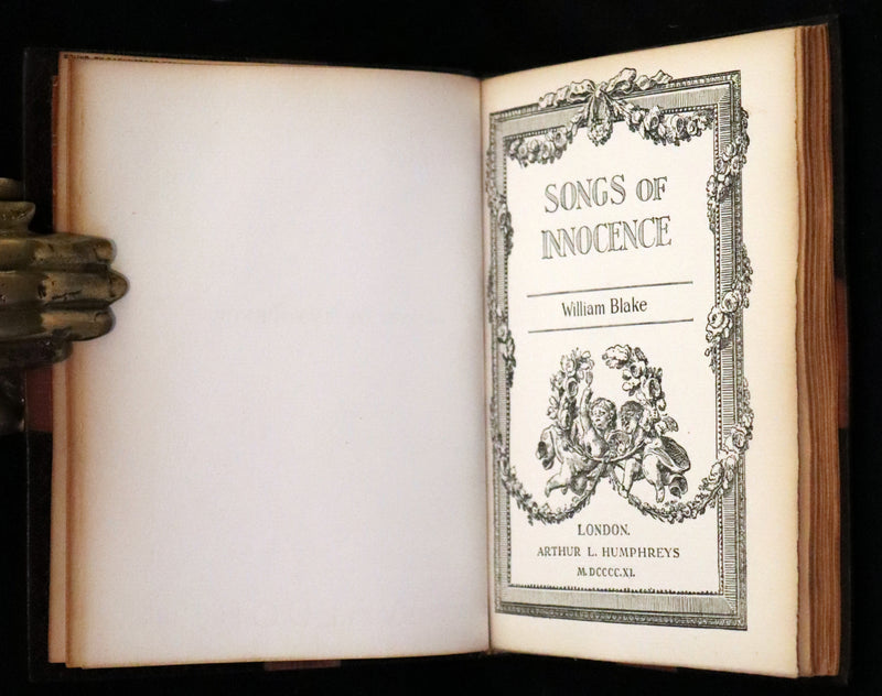 1911 Rare Book - Songs of Innocence and Songs of Experience by William Blake.
