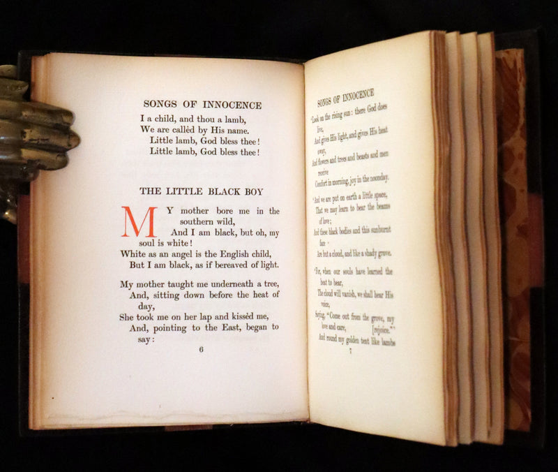 1911 Rare Book - Songs of Innocence and Songs of Experience by William Blake.