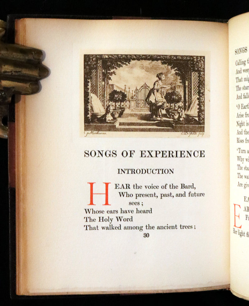 1911 Rare Book - Songs of Innocence and Songs of Experience by William Blake.