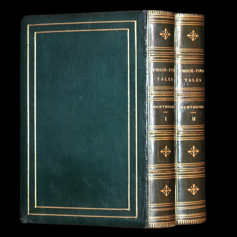 1865 Rare Book set - Twice-Told Tales by Nathaniel Hawthorne.