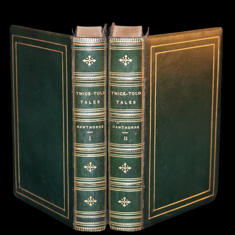 1865 Rare Book set - Twice-Told Tales by Nathaniel Hawthorne.