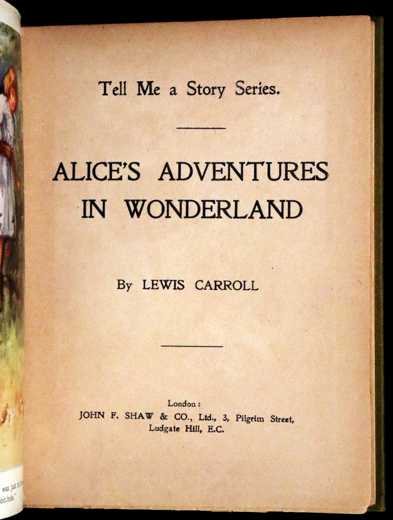 1908 Scarce Edition - Alice's Adventures in Wonderland Illustrated by Evelyn Stuart Hardy.