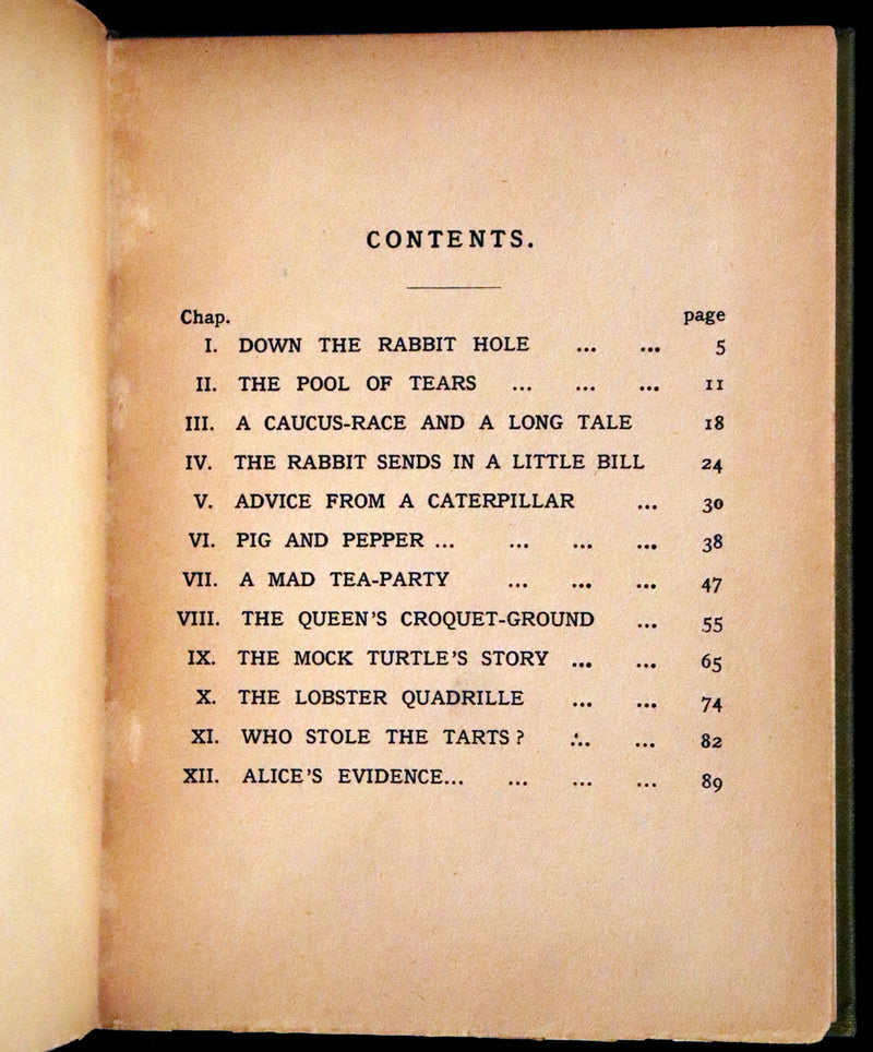 1908 Scarce Edition - Alice's Adventures in Wonderland Illustrated by Evelyn Stuart Hardy.