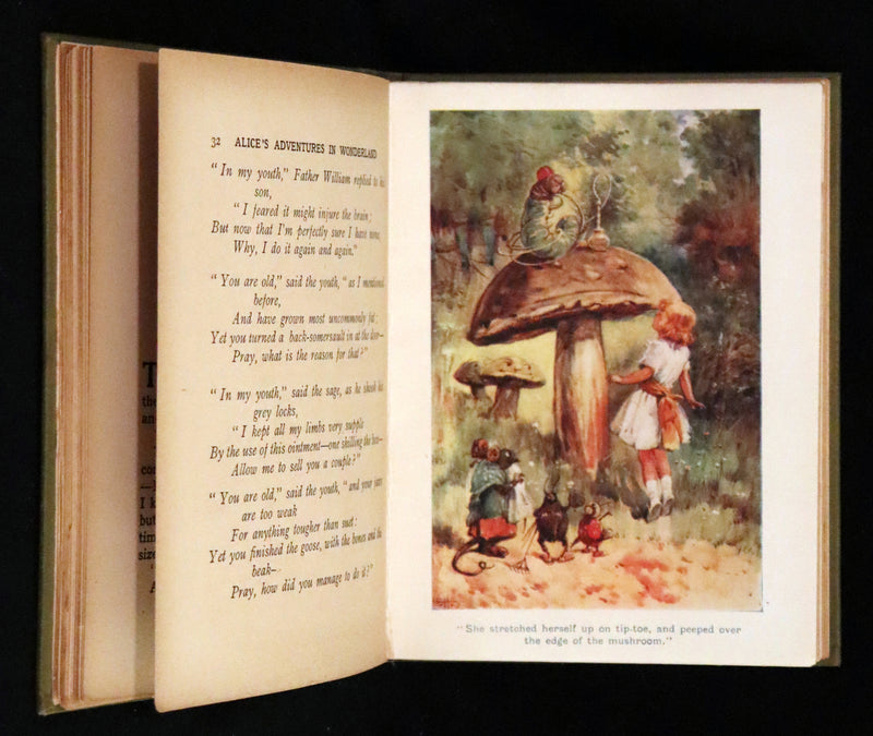 1908 Scarce Edition - Alice's Adventures in Wonderland Illustrated by Evelyn Stuart Hardy.