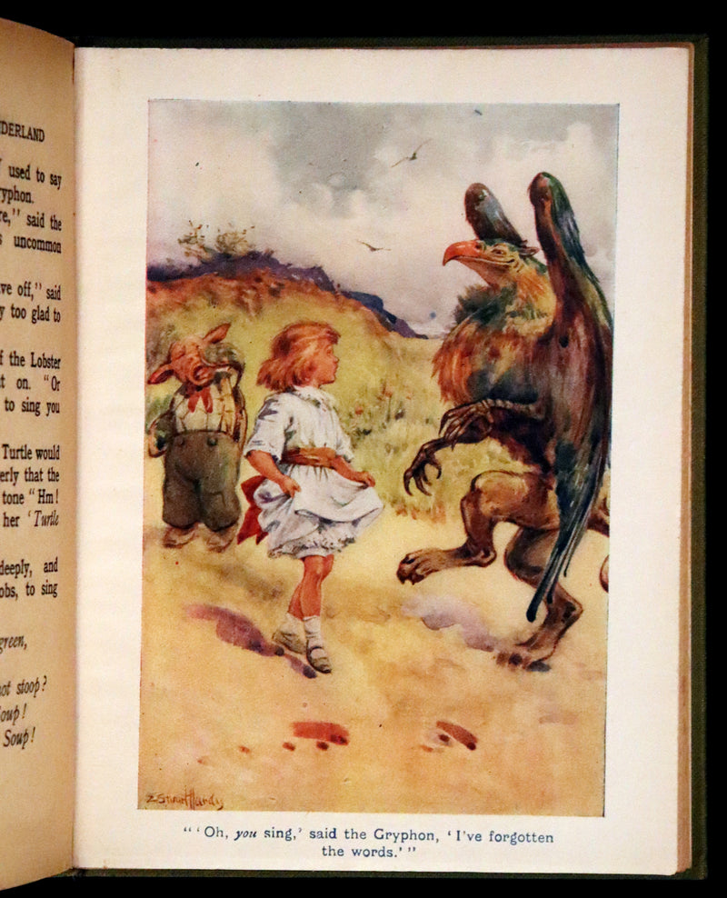 1908 Scarce Edition - Alice's Adventures in Wonderland Illustrated by Evelyn Stuart Hardy.
