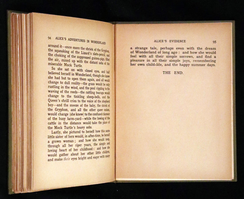 1908 Scarce Edition - Alice's Adventures in Wonderland Illustrated by Evelyn Stuart Hardy.
