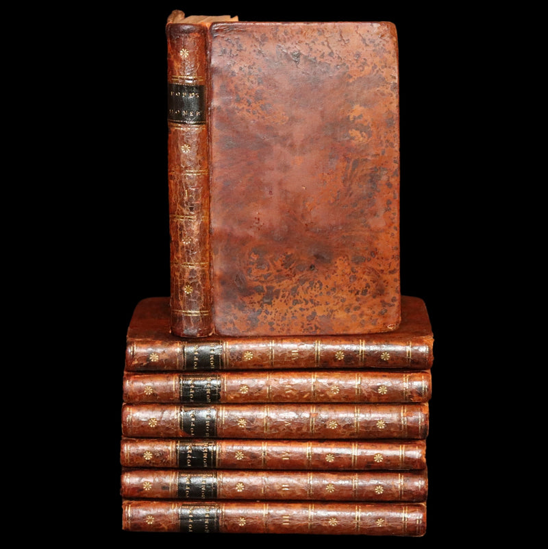 1807 Scarce Complete Book Set - The Odyssey and Iliad by Homer. Illustrations and Maps.