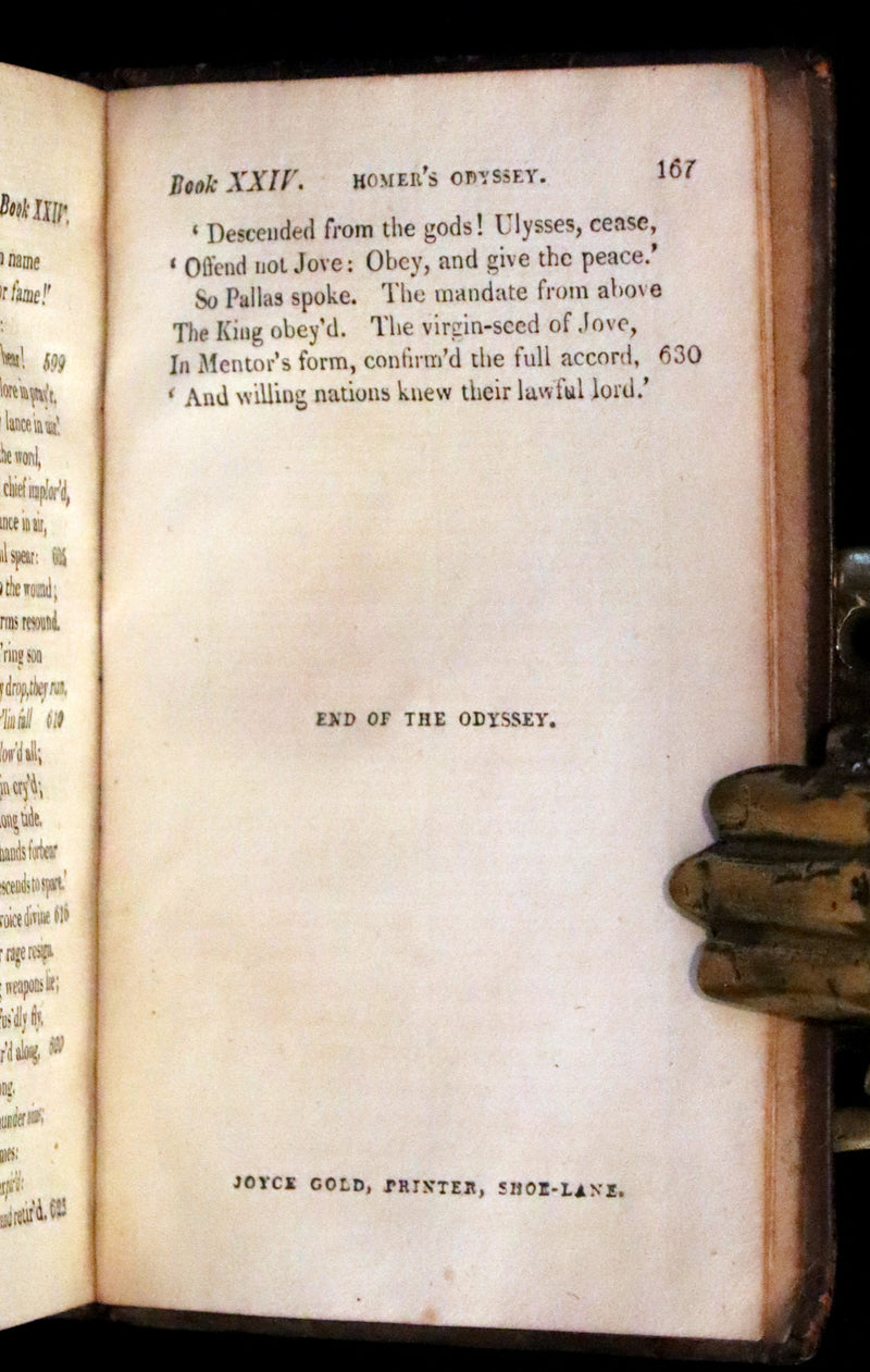 1807 Scarce Complete Book Set - The Odyssey and Iliad by Homer. Illustrations and Maps.