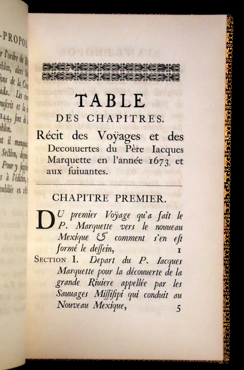 1855 Scarce French Edition - Travels and Discoveries of Father Marquette in 1673. Michigan and Mississippi.