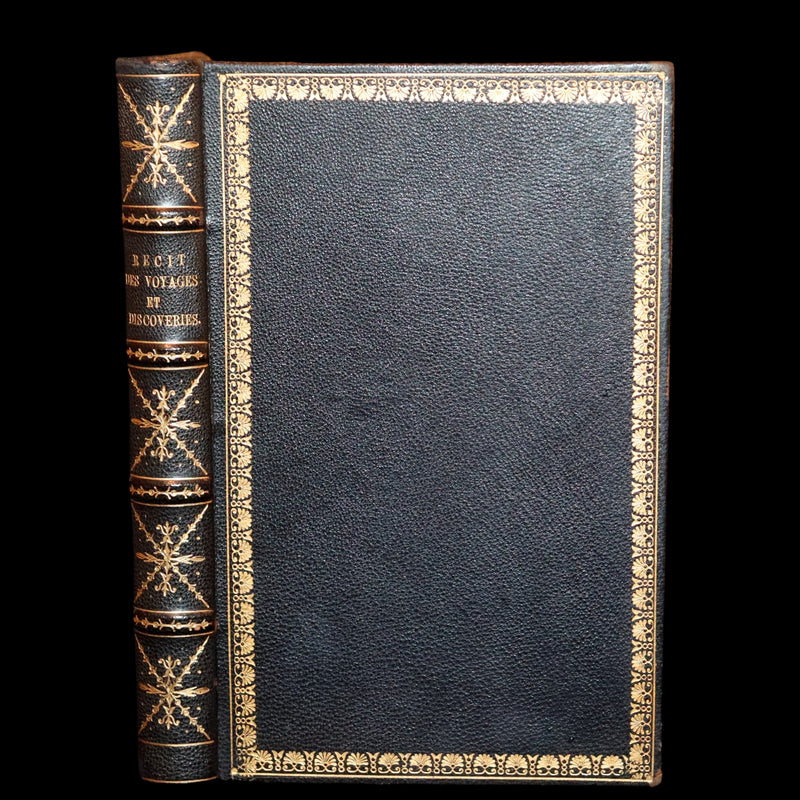 1855 Scarce French Edition - Travels and Discoveries of Father Marquette in 1673. Michigan and Mississippi.