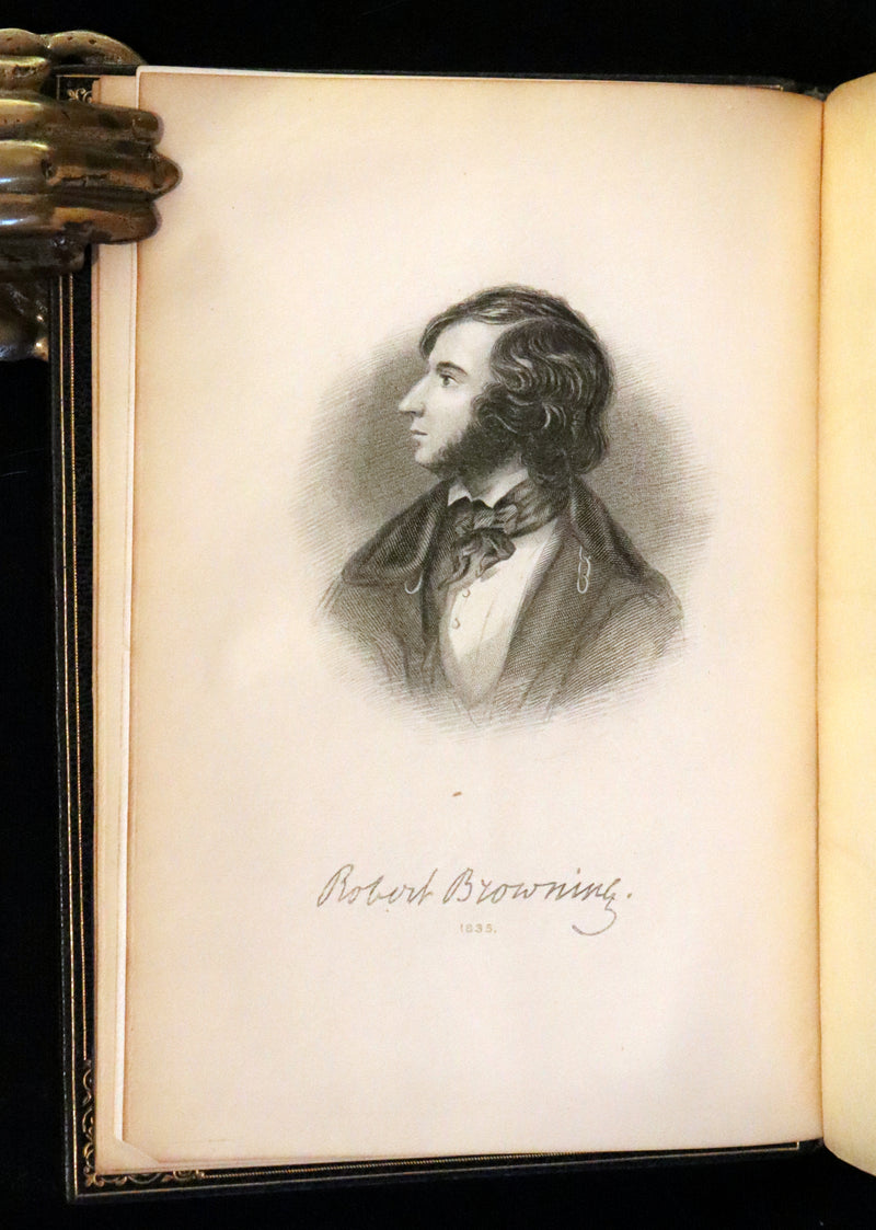1919 Exquisite Bayntun Mocco Binding - The Poetical Works of Robert Browning.