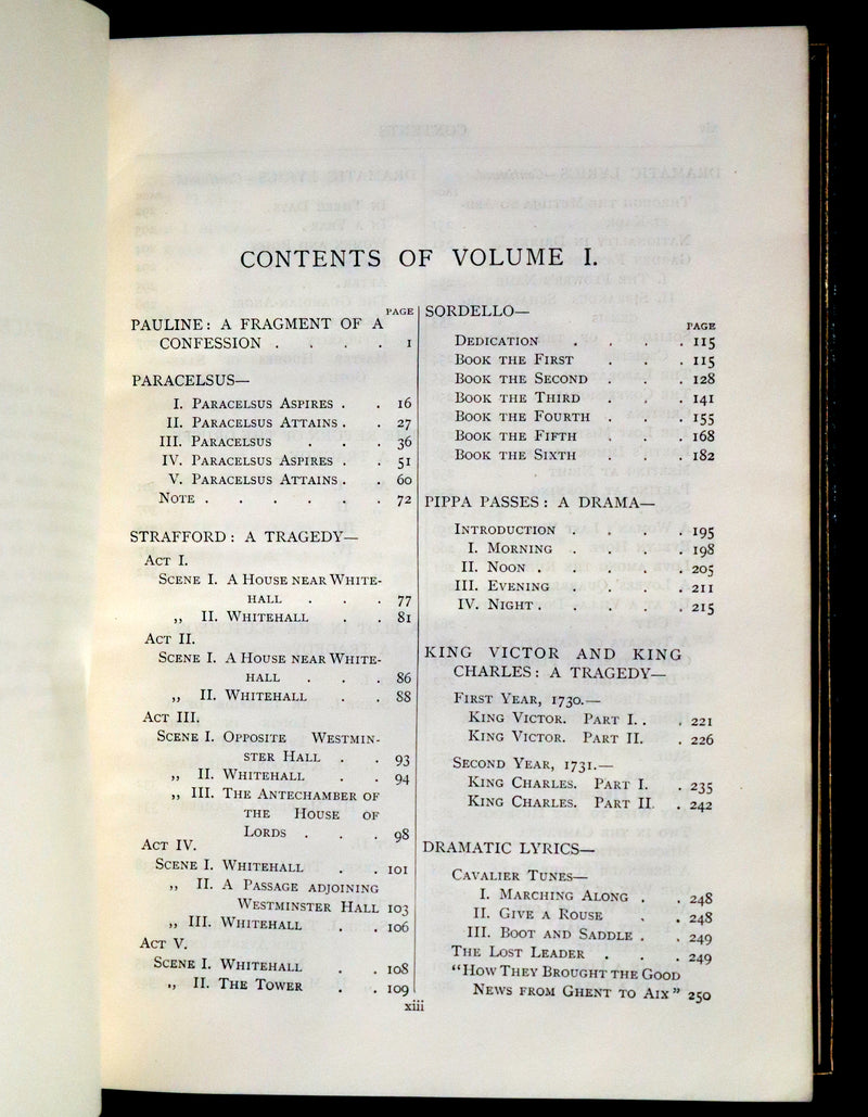 1919 Exquisite Bayntun Mocco Binding - The Poetical Works of Robert Browning.