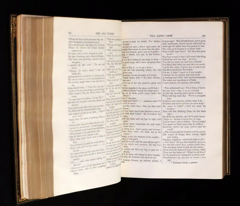 1919 Exquisite Bayntun Mocco Binding - The Poetical Works of Robert Browning.