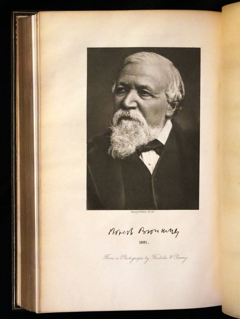 1919 Exquisite Bayntun Mocco Binding - The Poetical Works of Robert Browning.