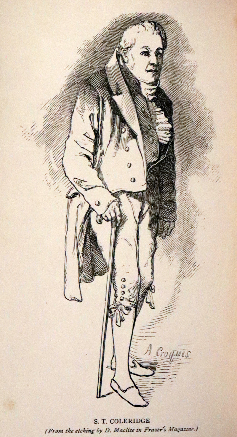 1880 Rare Victorian Book - The Poetical Works of Samuel Taylor Coleridge. Illustrated.