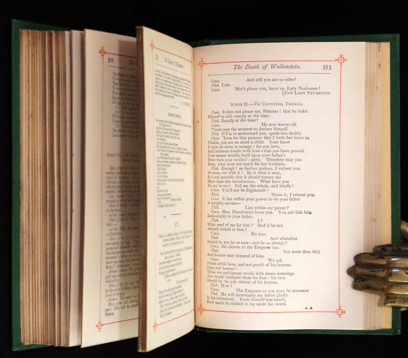 1880 Rare Victorian Book - The Poetical Works of Samuel Taylor Coleridge. Illustrated.