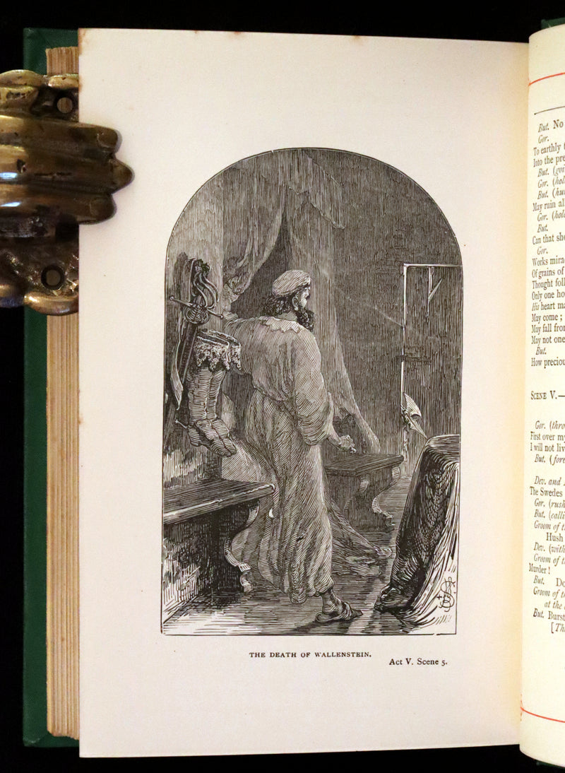 1880 Rare Victorian Book - The Poetical Works of Samuel Taylor Coleridge. Illustrated.